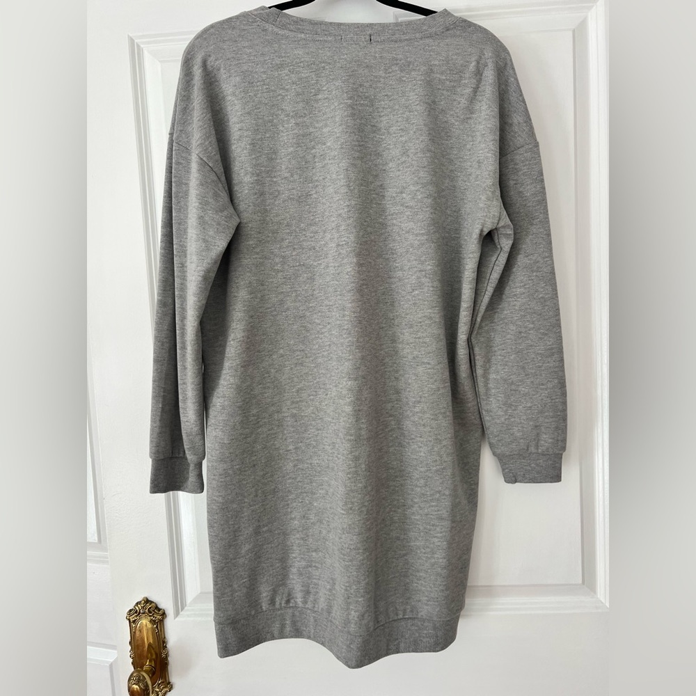 Gray casual dress with Pearls - Picture 5 of 6